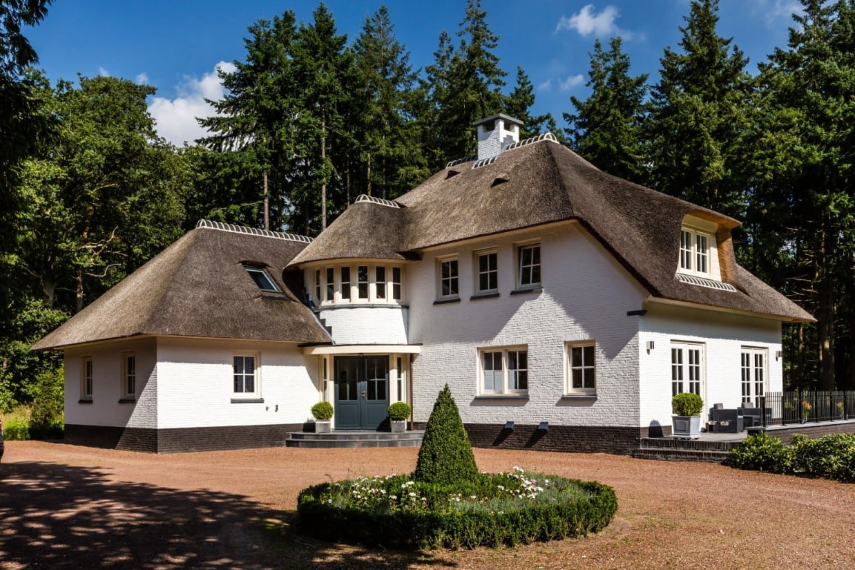 1. Rietgedekt huis bouwen, landhuis in prachtige omgeving
