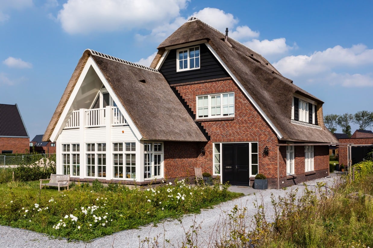 1. Rietgedekt huis bouwen, villa te Utrecht