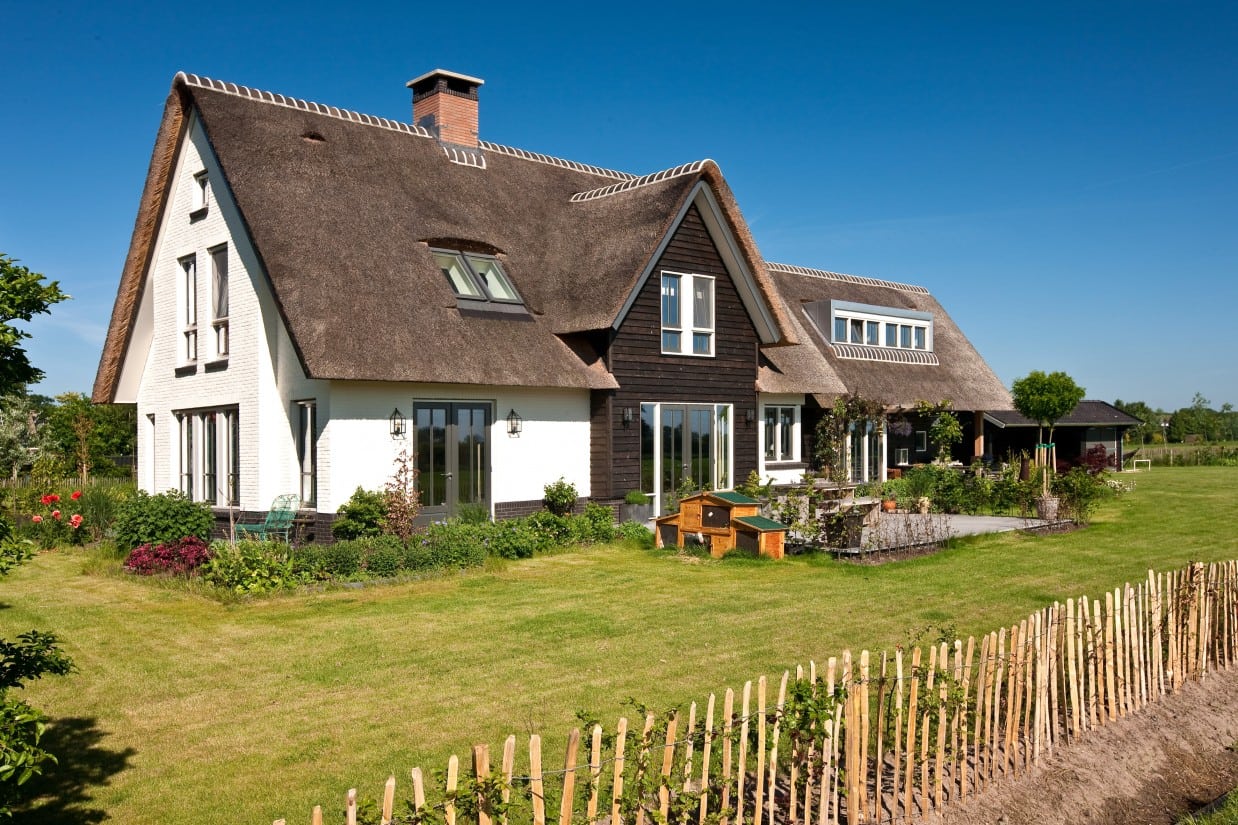 4. Rietgedekt huis bouwen, villabouw, rietgedekt