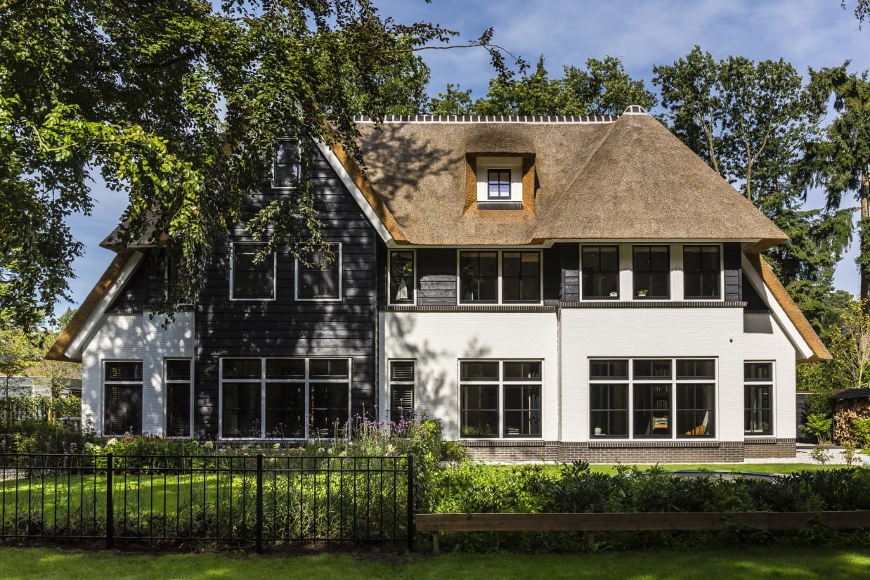 1. Rietgedekt huis bouwen voorzijde Zeist