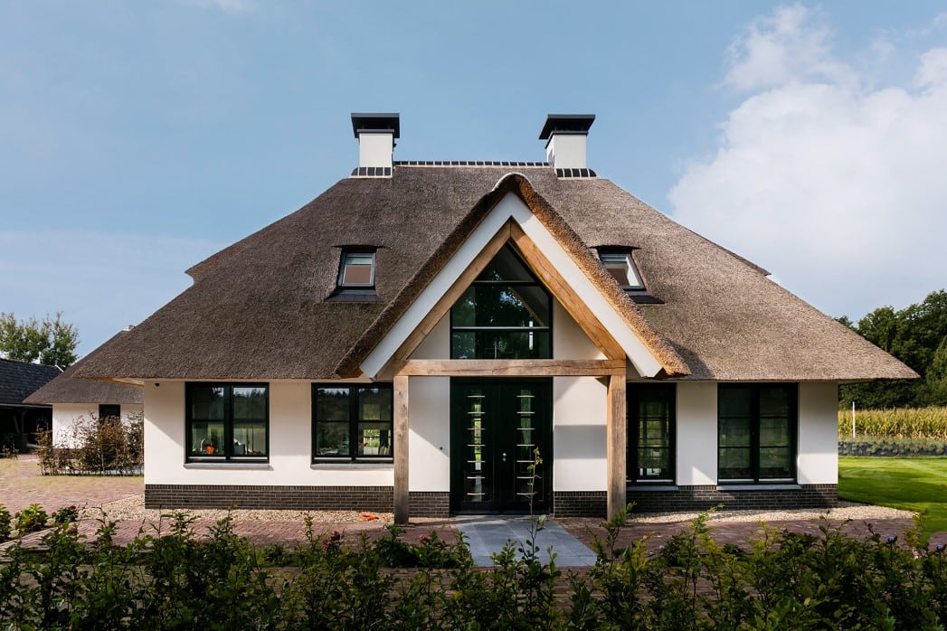 Landhuis te Ulvenhout vooraanzicht